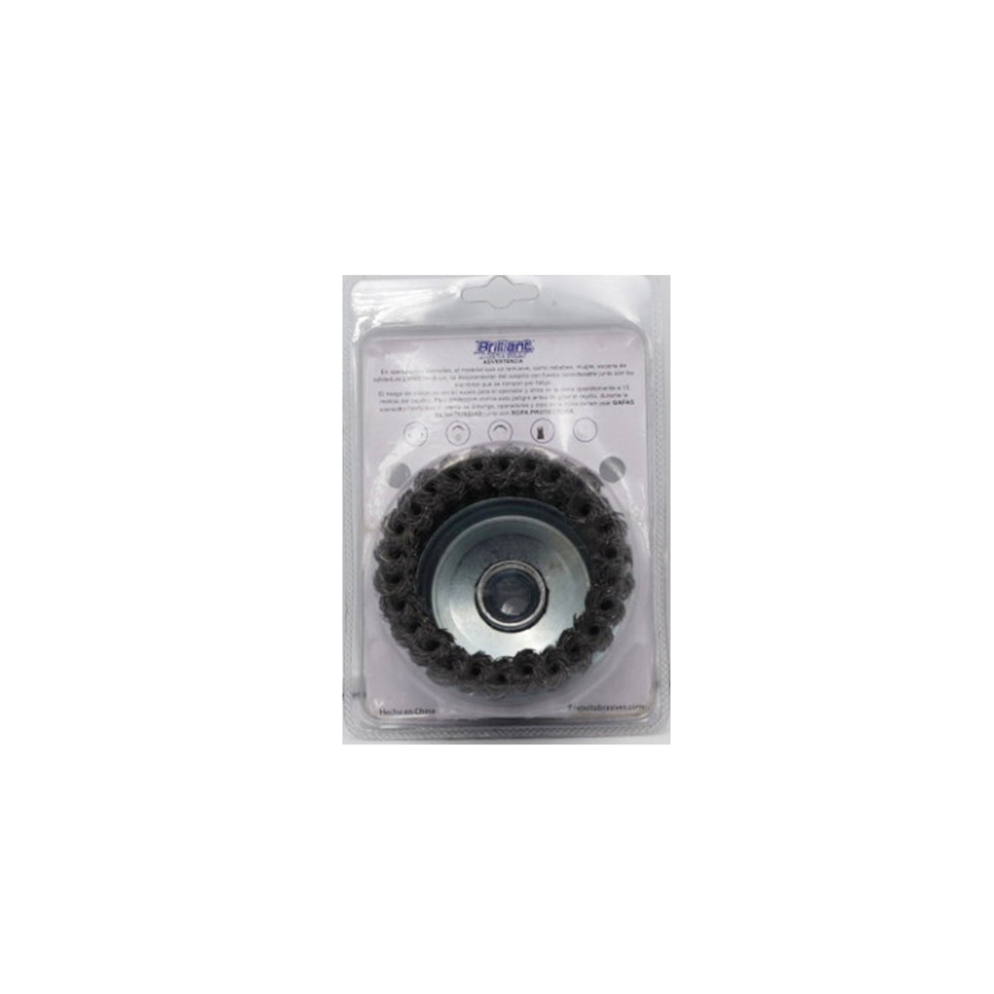 CARDA COPA 5" ACERO FLEXOVIT ENTRADA 5/8-11 M14